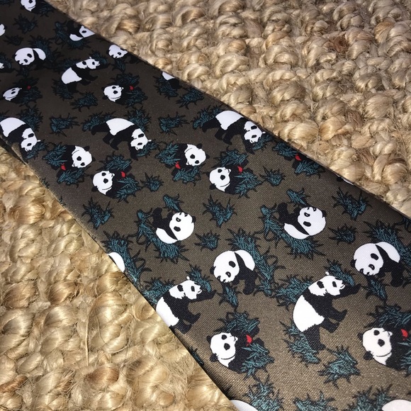Rene Chagal Handmade Panda Tie - Picture 3 of 3